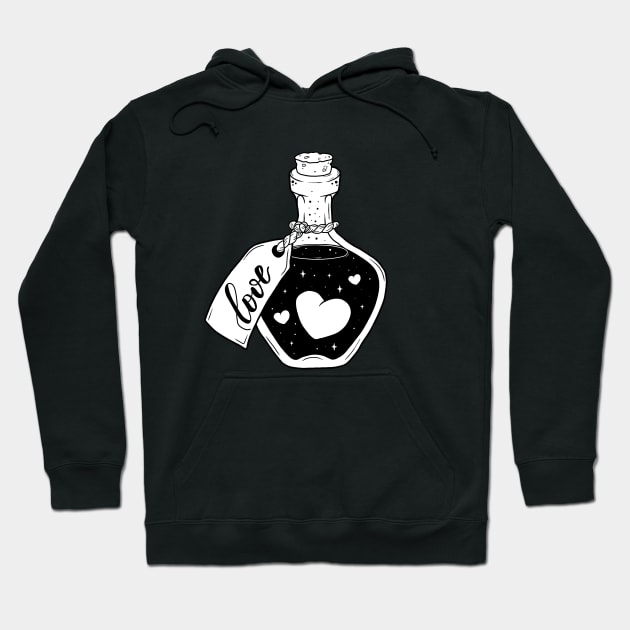 Love in a bottle Hoodie by valentinahramov